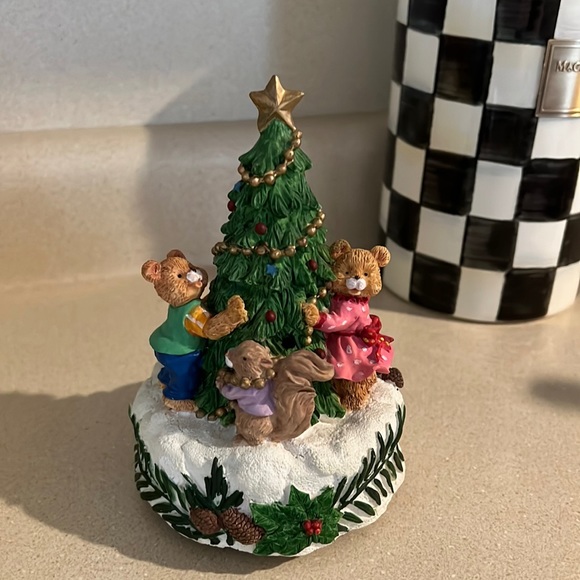 Christmas music box decoration